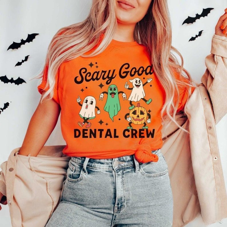 Retro Dental Halloween T-shirt