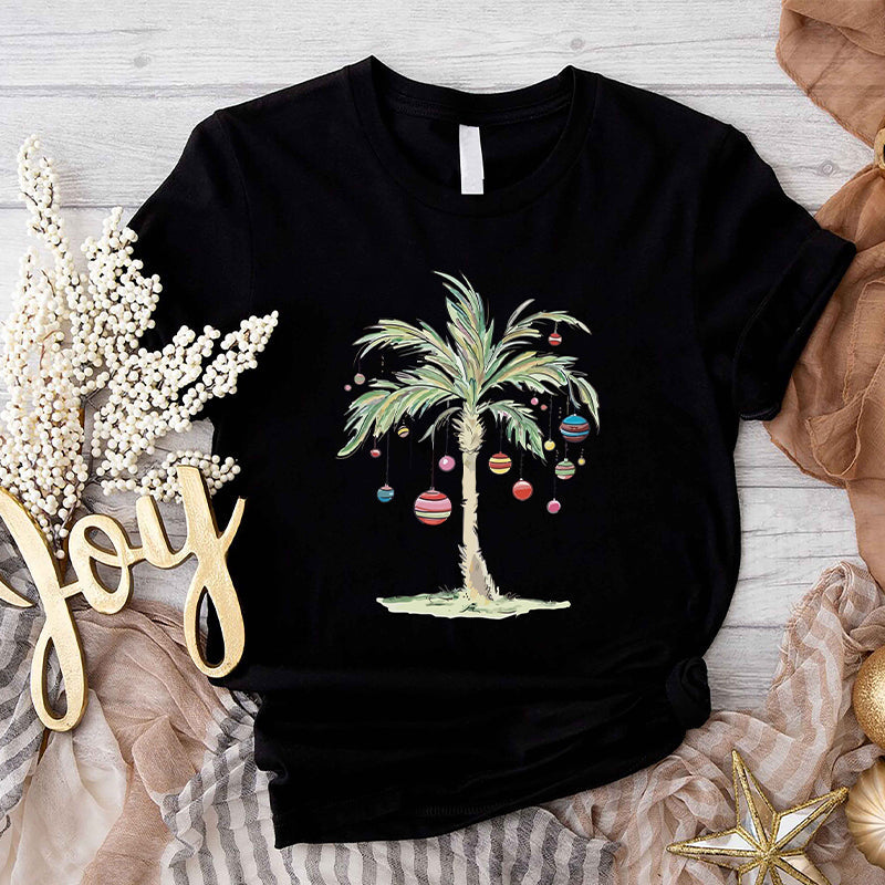 Christmas Palm Tree T-shirt