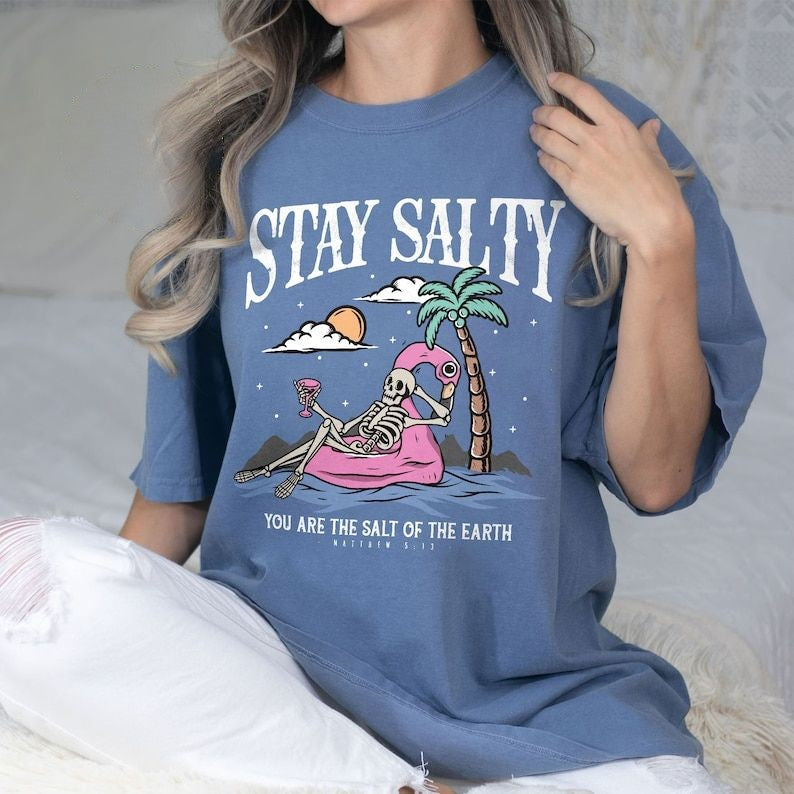 Stay Salty Skeleton T-shirt