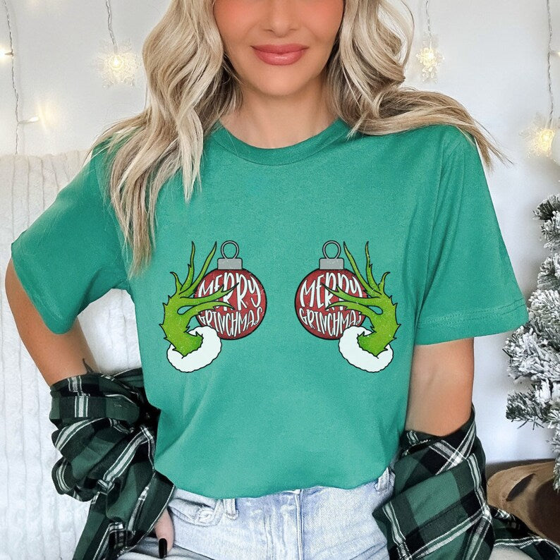 Trendy Hand Christmas T-shirt