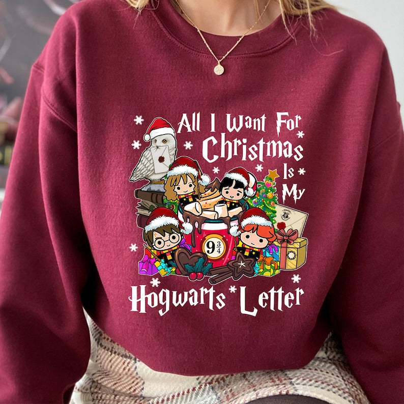 HP Wizard School Christmas Sweatshirt
