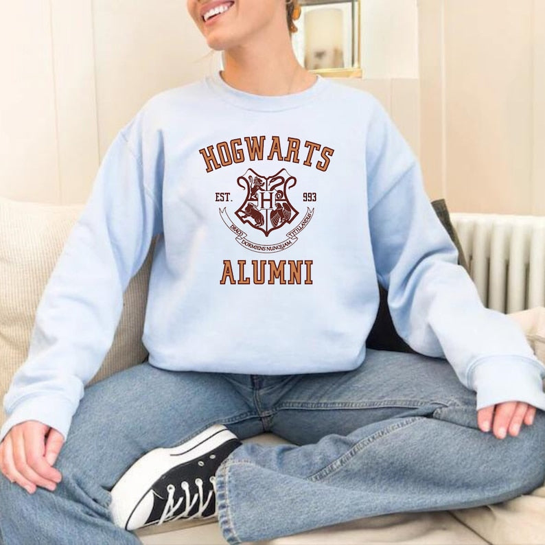 Hogwarts Funny Magic Wand Sweatshirt