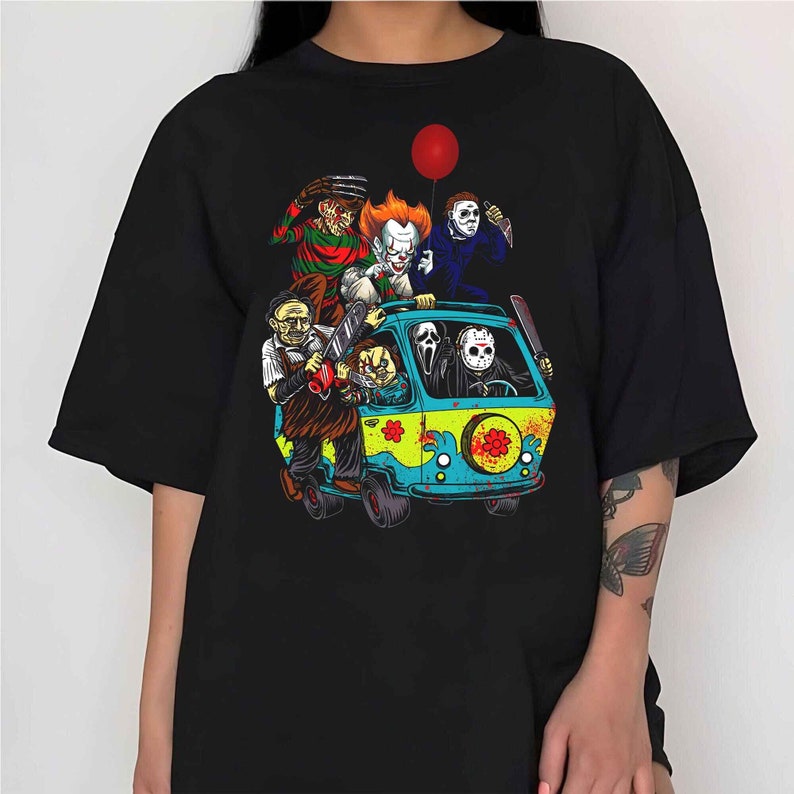 Halloween Movie Characters T-shirt