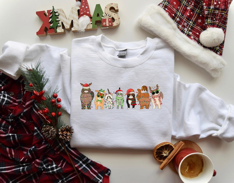 Christmas Cute Animals Sweatshirt