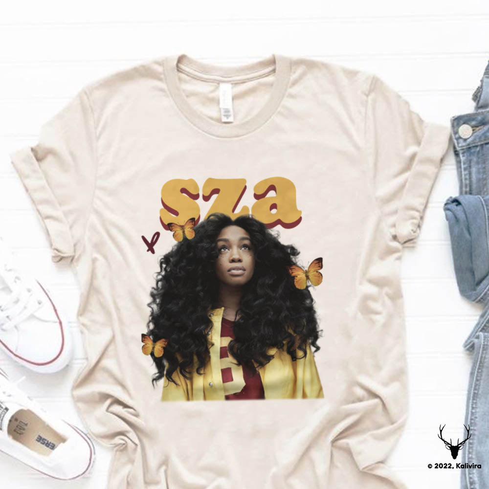 SZA Graphic Vintage Short Sleeve T-shirt