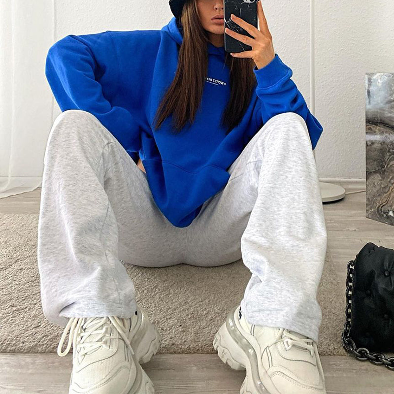 New Chic Behavior Print Casual Hoodie