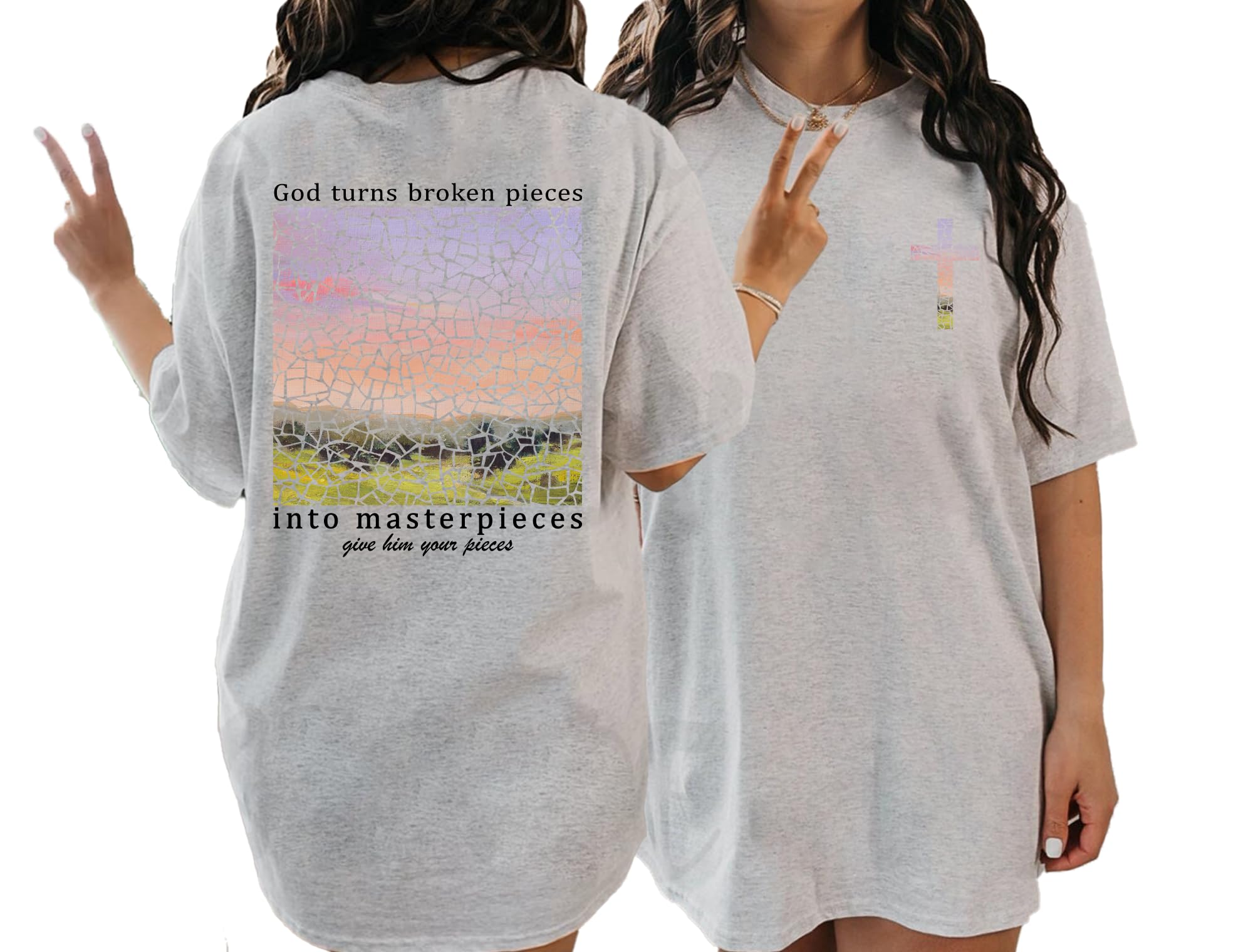 Bible Verse 2 Sided Faith Print T-Shirt