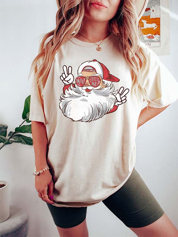 Santa Claus Funny Christmas T-shirt