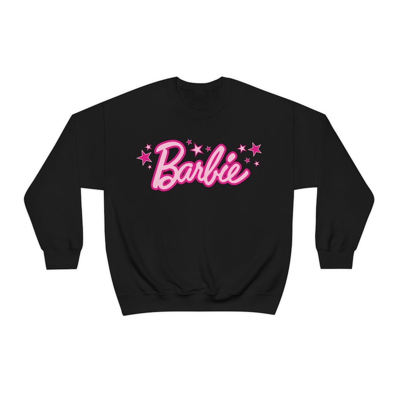 Barbie Letter Crewneck Sweatshirt