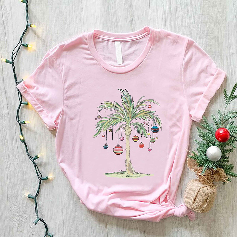 Christmas Palm Tree T-shirt