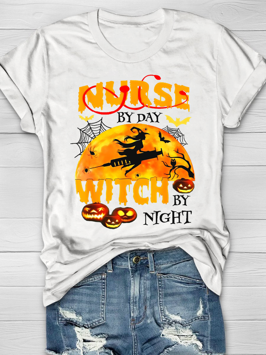 Vaccination Witch Nurse T-Shirt