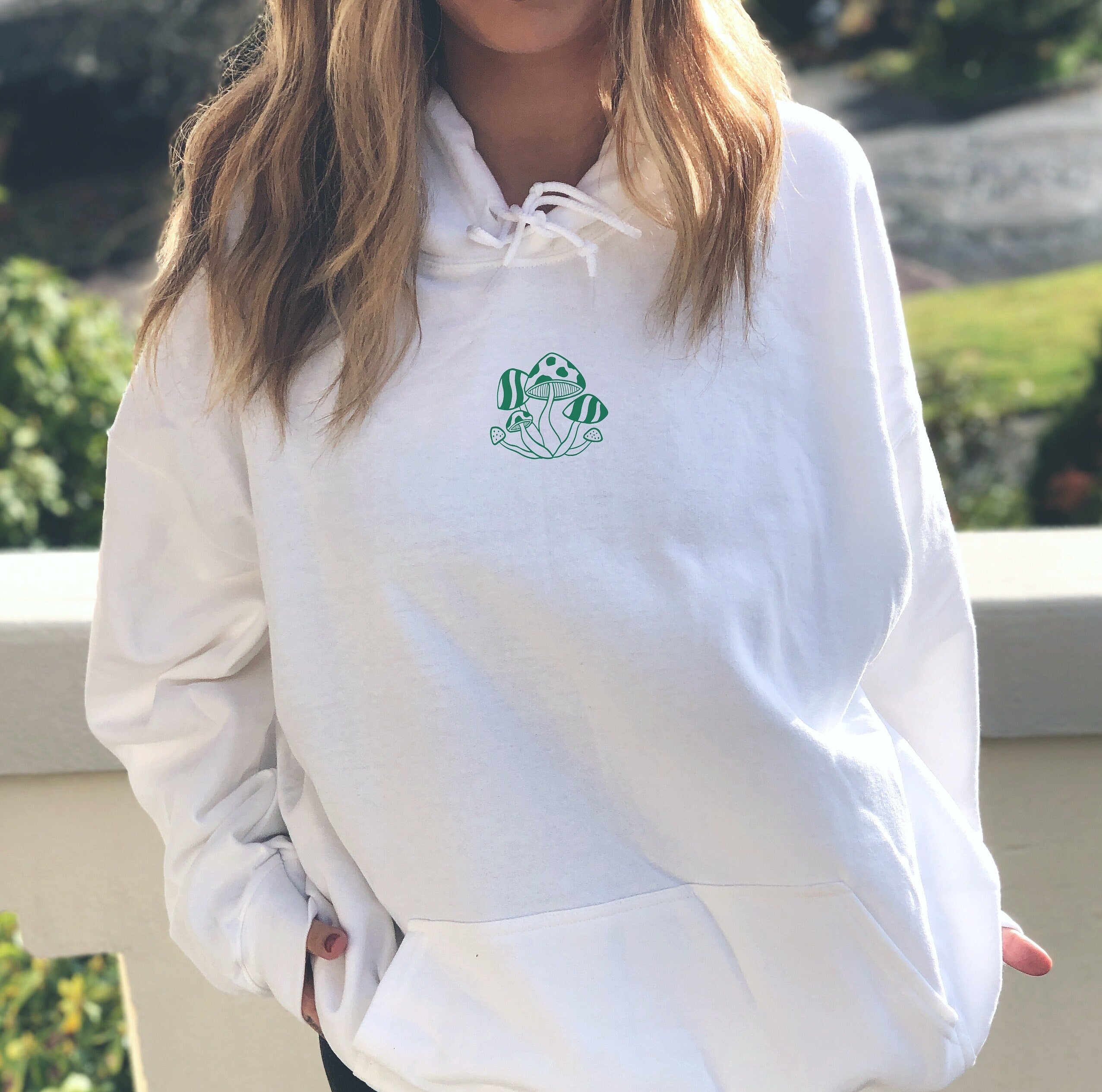 Mushroom Hoodie Positive Hoodie