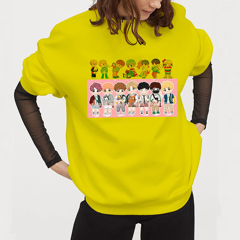 BTS Kpop Long Sleeve Sweatshirt