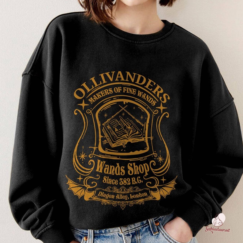 Ollivanders Wand Shop Wizard Sweatshirt