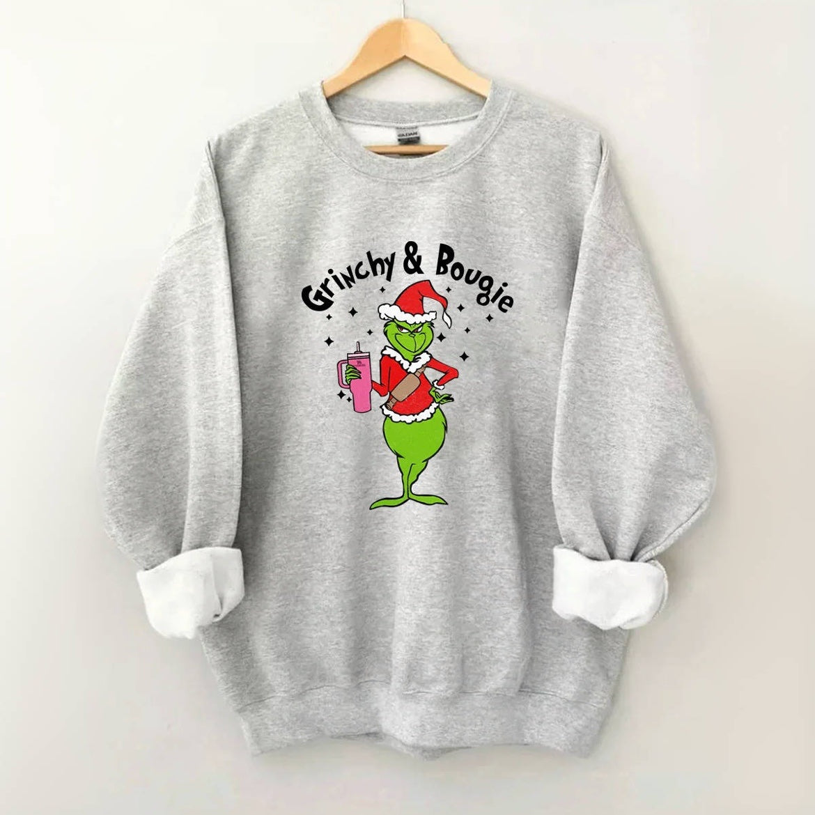 Mean Green Guy Christmas Sweatshirt