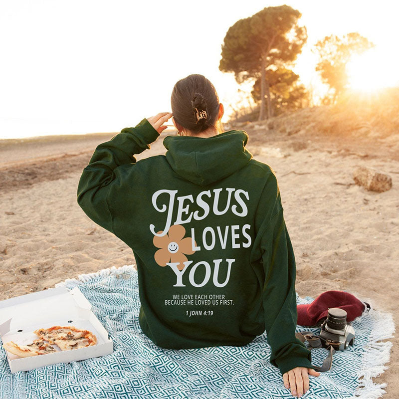 Loves You Aesthetic Hoodie