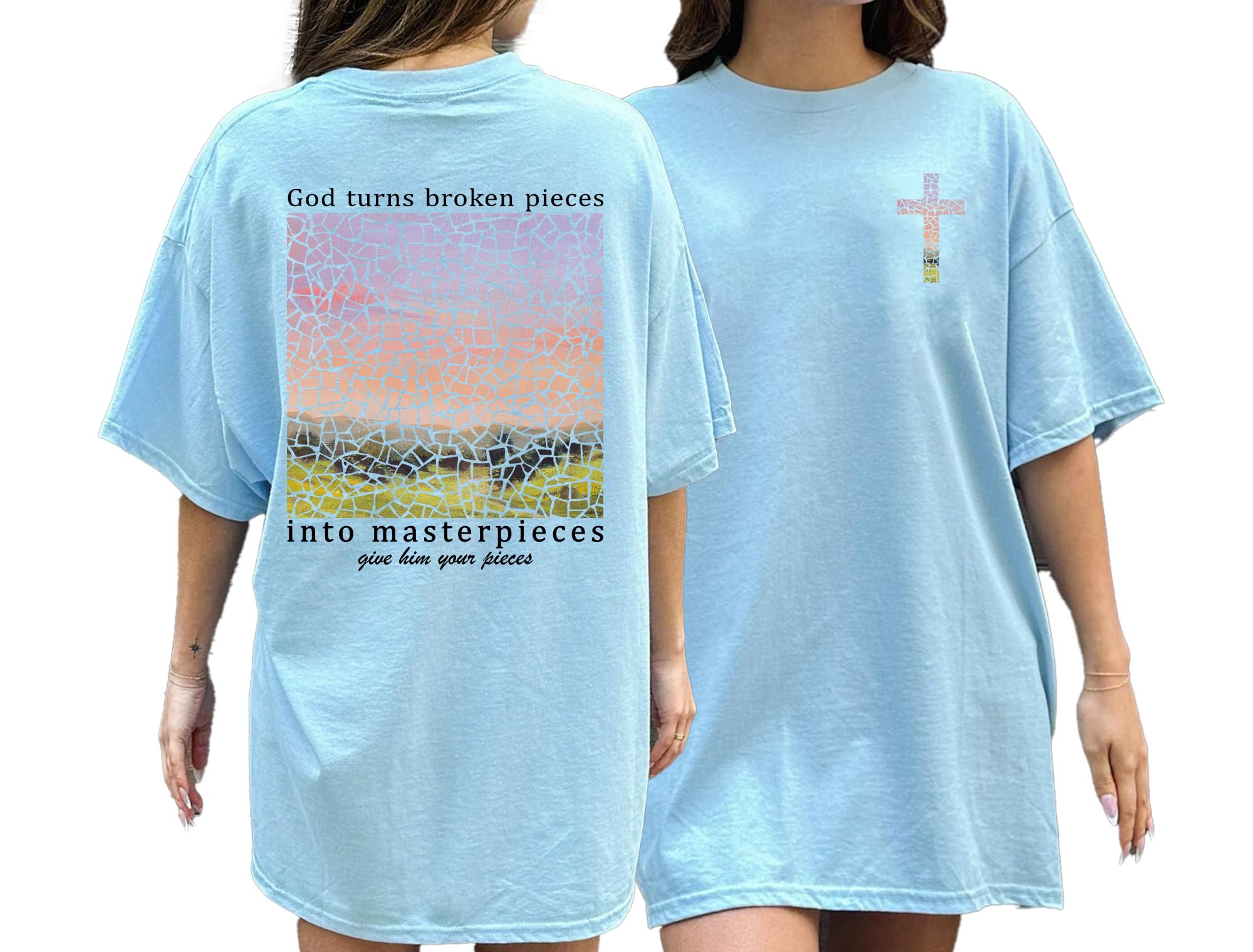 Bible Verse 2 Sided Faith Print T-Shirt