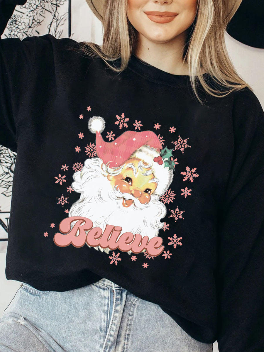 Retro Santa Christmas Sweatshirt