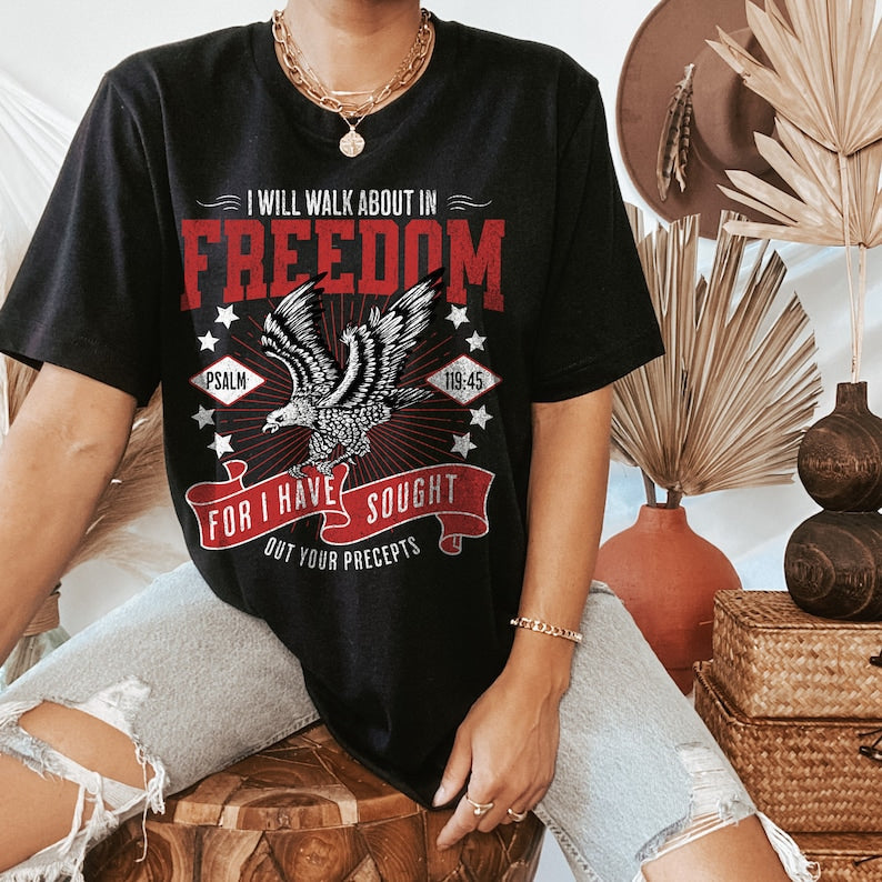 4th of July Freedom Independence Day T-shirt