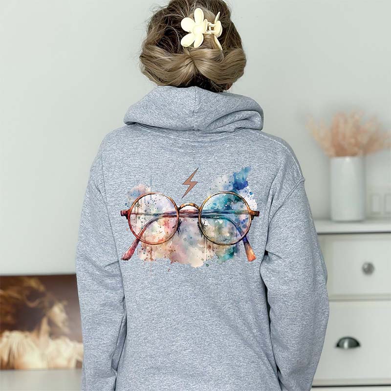 Double Side Wizard HP Glasses Magic Hoodie