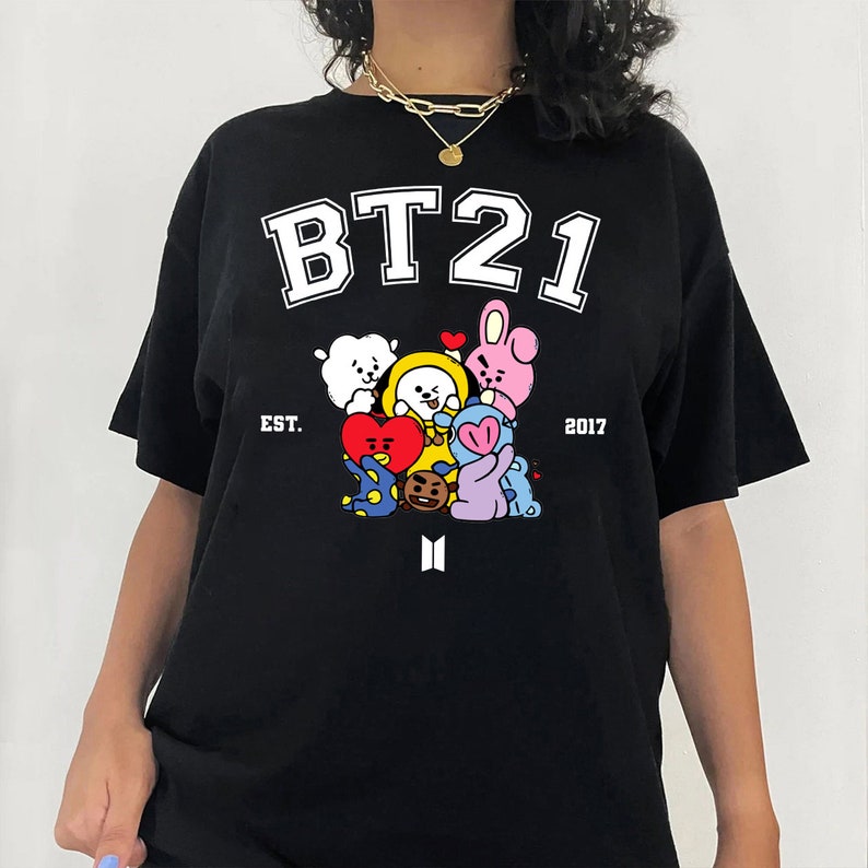 BTS Bangtan Boy Print T-shirt